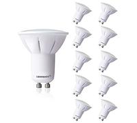 Lampaous® GU10 LED Light Bulb 50wHalogen Gu10 Bulb Equivalent, GU10 Dimmable LED Bulb Work with a lampaous 2.4G Wireless Remote Control, 2700K to 6500K Warm White,Pure White, Cool White (10 Bulbs)