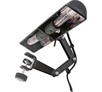 LAMPARA ATRIL - Koenig & Meyer (12260) Double Light (Negro) (Conexion a Red) (Regulable) Para Orquesta