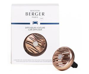 Lampe Berger Blissful Cuivre Car Fragrance Rose