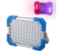 Lampe De Travail étique - Lampe LED 5,51 Pouces | Torche Portative Rechargeable Par USB 3600mAh - Lumière Extérieure Étanche À 7 Modes Pour Le Camping, La Pêche, Le Garage, La Réparation De Voitur