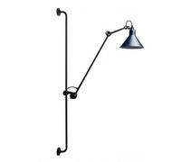 Lampe Gras N214 Wall Lamp Matt Black & Matt Blue