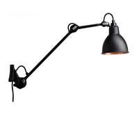 Lampe Gras N222 Wall Lamp Mat Black & Mat Black/copper