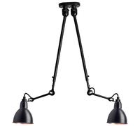 Lampe Gras N302 Ceiling Light Double Matt Black & Matt Black & Copper