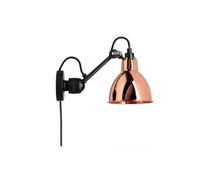 Lampe Gras N304 Wall Lamp Mat Black & Copper w. Cord