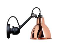 Lampe Gras N304 Wall Lamp Matt Black & Copper With On/Off