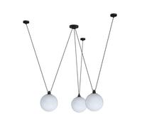Lampe Gras N325 Pendant 3 Glass Shades Ø17.5