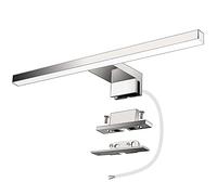 Lampe Miroir Salle de Bains LED 5W 400lm Azhien,IP44 Blanc Neutre 4000K 30cm Armoire Miroir Murale lumière Acier Inoxydable Luminaire Salle de Bain AC230V, 300mm