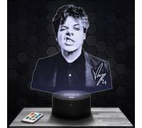 Lampephoto.fr - 3D Lamp Yung blud British Singer Music, Touch LED Night Light, 3D Hologram Effect, Christmas Birthday Gift Idea for Men and Women, Bedroom Decoration Object