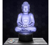 Lampephoto.fr - Buddha Religion 3D Lamp Decoration Gift idea for Men and Women Religious Object Adult Night Light Room Decor. Original Christmas, Gift idea for Men and Women, Merchandising TOP