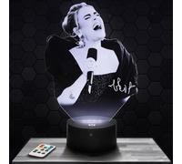 Lampephoto.fr - Singer Adel e 3D Lamp 3D LED Illusion Night Light, Christmas Birthday Gift idea for boy and Girl Children's or Adult Bedroom Night Light, Led Bedside, Gifts Merchandising TOP