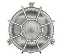 Lampfix Navigator 09311 Outdoor Ip64 1 Light Extra Large Radial Porthole Bulkhead Light In A Satin Nickel Finish