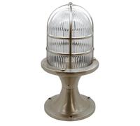Lampfix Navigator 09313 Outdoor Ip54 1 Light Large Post Light In A Satin Nickel Finish