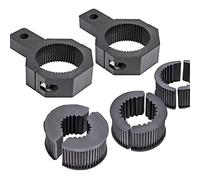 LAMPHUS Off-Road ATV UTV Light Bar Mounts Mounting Bracket Bar Clamp Kits [1"/1.5"/1.75"/2"] [Vertical Bar] [Aluminium] [2 Units] Bull Bar UTV Roll Bar Clamp Tube Roll Cage Clamps Mount for ATV UTV