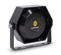 LAMPHUS SoundAlert 100 W Compact Slim Speaker [118-124 dB] [IP66 Waterproof] [Universally Compatible] Air Horn Speaker for Emergency Police Fire Vehicles