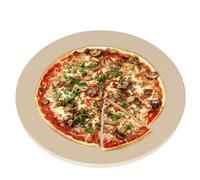 LAMPIZZERIA 15" Large Round Pizza Stone for Baking, BBQ & Outdoor Cooking, Cordierite Baking Stone with Sturdy Handles