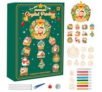 Lamppdcor 1 Set Crystal Paint Arts And Crafts Set Christmas DIY Crystal Pendant with 8 Pigments & Gift Packaging Creative Crystal Paint Arts and Crafts Set for Artists Student Adults Kids