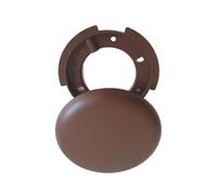 Lamps Junction Box Brown Ceiling Box Brown Cover Box Cable Box Distribution Box Surface-Mounted Canopy Lamp Ceiling Rose Blind Box Blind Cover Lamp Lid Ultra Flat Diameter 10 cm, Height 1.5 cm (1 x