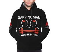 LAMPSATN Men's Numan Musician Gary hoodie Men's Hoodie Printed Stylish Versatile High-Elastic Hoodies Sports Casual Skin-Friendly Sweatshirt For Spring Autumn And Winter Multicolor XXL