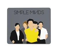 LAMPSATN Multi-Size Simple%Minds* Rock Band Mouse Pad Rubber Edge Stitched Mouse mat Printing Non-Slip Wear-Resistant Computer Desk Thickened Multiple Writing Pads