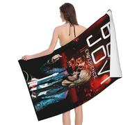 LAMPSATN Unisex Bon Rock Band Jovi Bath Towel Superfine Fiber Absorbent Shower Towel Fluffy Soft And Skin-Friendly Single-Sided Printing Fashion Thick Multifunctional Blanket