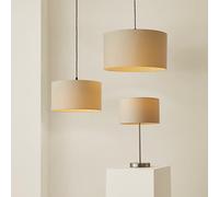 Lampshade Ceiling Drum Light Shade Table Floor Pendant Easy Fit Fabric Lighting