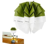 Lampshade for Lantern Lamp - Folding Ceiling Lamp Shade 17 x 14 cm | Exquisite Home Decoration with Multilayer Pendant Shade | Fancy Paper Shade for Meeting