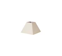 Lampshade - lampshade in poplin Fabric, Pyramid Shape, Measures 20x10x15 cm, Color Beige, Ideal for E27 Lamps.
