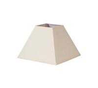 Lampshade - lampshade Made of poplin Fabric, Pyramid, Beige, Dimensions 40x18x28 cm, Ideal for E27 Lamps, Elegant and Modern Decoration