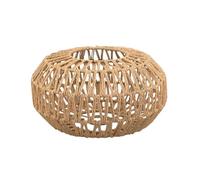 Lampshade Retro Paper Rope Lampshade Hand-Woven Light Shade Hotel Restaurant Chandelier Decoration for the Living Room(Style 3)