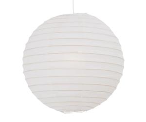 Lampshade White Rispapir 48 Rice Paper Sphere Shade 48cm Only Excludes Pendant