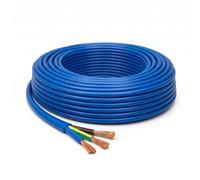 LampStation Arctic Grade Cable 1.5mm 3 Core Blue Caravan Hook Up Flex 100m