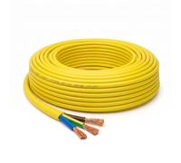 LampStation Arctic Grade Cable 2.5mm 3 Core Yellow 110V Site Hook Up 3m