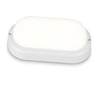 LampStation LED Bulkhead Light 12W 4000K Neutral White IP54 Bathroom Ceiling Light Waterproof Flush Mount for Kitchen Bedroom Corridor Utility Bright LED Light 2 Year Warranty Energy Class D