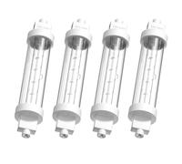 Lamptobe 118MM R7S Heat Lamp Bulbs 300w, Gantry Lights Jacketed Food Heat Bulbs Warm White 2700K, Catering Halogen Heat Lamp Bulb 240V for Kitchen,Catered Event,Canteen,Buffets(Pack of 4)