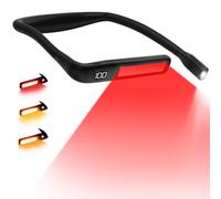 Lamptobe 1800mAh Rechargeable 630nm Red Neck Reading Light Book Light