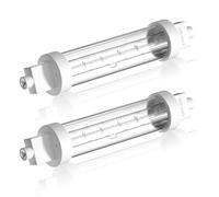 Lamptobe 2×300W R7S Heat Lamp Bulbs, 118MM Gantry Lights Jacketed Food Heat Bulbs Warm White 2700K, Catering Halogen Heat Lamp Bulb 240V for Kitchen,Catered Event.