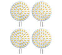 Lamptobe 3W G4 LED Bulbs Neutral White 4000K, G4 Bi-Pin Base, 30W Halogen Equivalent, AC/DC 12V, 48xSMD, 400LM, Non-Dimmable, LED G4 Capsule Bulb for Chandelier, Landscape Lighting, Bedroom, 4-Pack