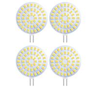 Lamptobe 3W G4 LED RV Bulbs, DC/AC 10-30V, G4 Bi-Pin Base, 48xSMD, Large Surface Panel, 54.1mm*43.5mm, Suitable for RV, Automotive, Boat Interior Dome, Cool White 6000K, Non-Dimmable, 4-Pack