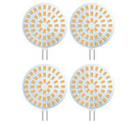 Lamptobe 3W G4 LED RV Bulbs, DC/AC 10-30V, G4 Bi-Pin Base, 48xSMD, Large Surface Panel, 54.1mm*43.5mm, Suitable for RV, Automotive, Boat Interior Dome, Warm White 2700K, Non-Dimmable, 4-Pack