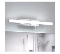 Lamptobe Bathroom Wall Light 9W 220V - Bathroom LED Mirror Light with Pull Cord Switch - Cold White 6000K IP44 Waterproof Over Mirror Lamp 850LM Bright for Shaving and Makeup