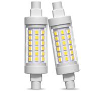 Lamptobe R7S 78mm 10W LED, Dimmable Cold White 6000K Linear LED Bulb Equivalent to 80W Halogen R7S, J78 for Landscape Lighting, Floor Lamps(2-Pack)