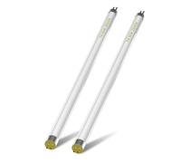 Lamptobe T4 10W Fluorescent Tube Lamp 352MM - G5 2 Pin Base Fitting T4 High Efficiency Lamp Soft White 3500K Under Cabinet Lights, 352MM Including Pins/ 338MM Excluding Pins (2-Pack)