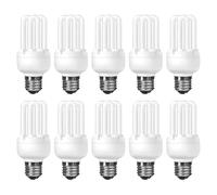 Lampwise 10x Luxram 20W (100W) Energy Saver Stick CFL 6U ES E27 Warm White 2700K