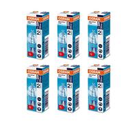 Lampwise Halogen Halopin Light Bulb Dimmable Clear G9 230V 20 Watt = 25 Watt 2 Pin Base Replacement Capsule Bulbs 2700K Warmwhite