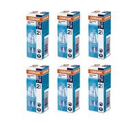 Lampwise Halogen Halopin Light Bulb Dimmable Clear G9 230V 33 Watt = 40 Watt 2 Pin Base Replacement Capsule Bulbs 2700K Warmwhite