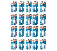 Lampwise Halogen Halopin Light Bulb Dimmable Clear G9 230V 48 Watt = 60 Watt 2 Pin Base Replacement Capsule Bulbs 2800K Warmwhite Pack of 20