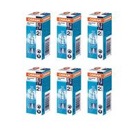 Lampwise Halogen Halopin Light Bulb Dimmable Clear G9 230V 48 Watt = 60 Watt 2 Pin Base Replacement Capsule Bulbs 2800K Warmwhite