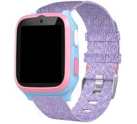 Lamsahw for MyFirst Smart Watch Band, Quick Release Breathable Nylon Woven Fabric Replacement Accessory Strap Compatible for MyFirst Fone S3, Fone S3+, Fone S3c, Fone S4, Fone R2 Watch (Purple, 20mm)