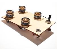 LAMSAM Prewired Wiring Harness for guitars with Humbucker Pickups Set, Standard Wiring Kit with Potentiometers Orange Capacitors Toggle Switch Output Jack to Upgrade Your Guitar's Tone, Black