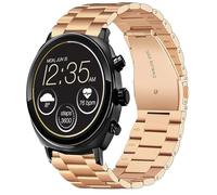 Lamshaw 22mm Quick Release Stainless Steel Metal Durable Replacement Strap Bracelet Straps Compatible with Citizen CZ Smartwatch, CZ Smart Touchscreen Gen 2 CASUAL 41mm, Sport 44mm, CZ Smart Hybrid